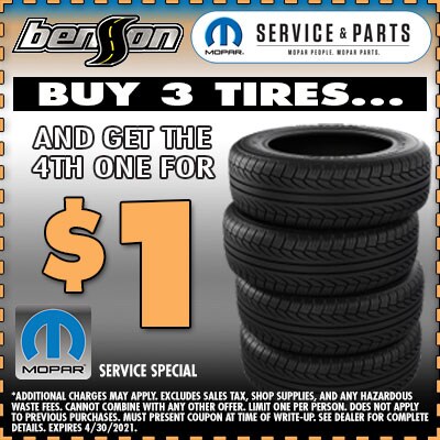 Tire Discount Greer SC 29650 Benson CDJR