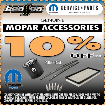 MOPAR Accessories Discount Greer SC 29650 Benson CDJR