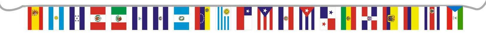 Spanish flags of the world