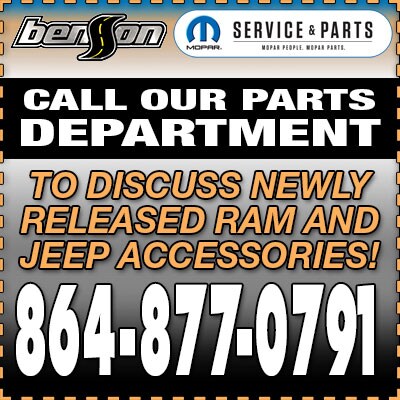 Ram Jeep Accessories Greer SC 29650 Benson