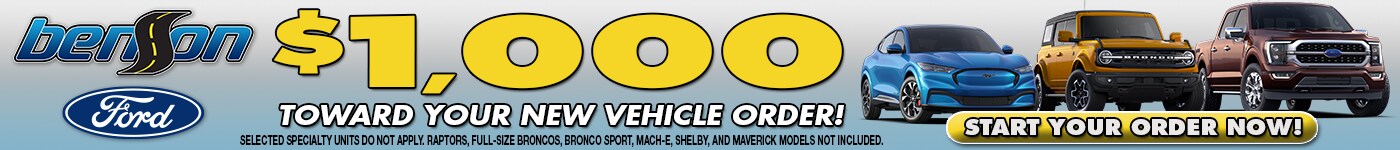 Custom Order Discount Easley SC 29640 Benson Ford