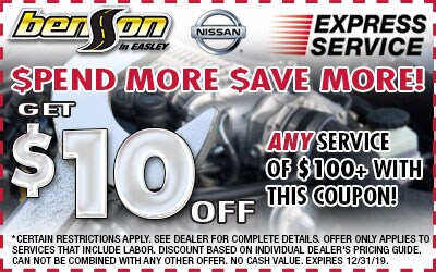 Spend and Save More Easley SC 29640 Benson Nissan