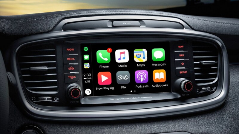 2019 Sorento Infotainment at Benson Kia Spartanburg SC.png