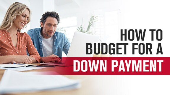 couple budgeting for a down payment