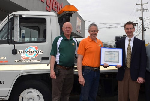 Bergey's Collision Center 2012 Nationwide Award.jpg