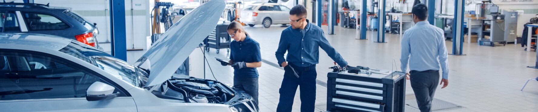 Our certified technicians working in our BMW Service Center near Great Barrington, MA