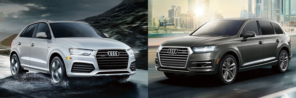 2018 Audi Q3 vs 2018 Audi Q7