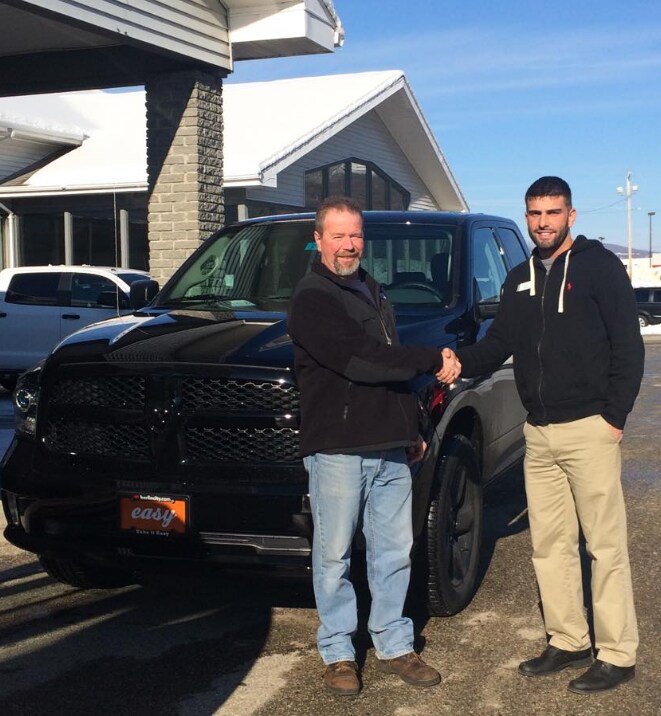 happy customer at Berlin City Dodge Chrysler Jeep RAM happy new Ram owner at Berlin City Dodge Chrysler Jeep RAM