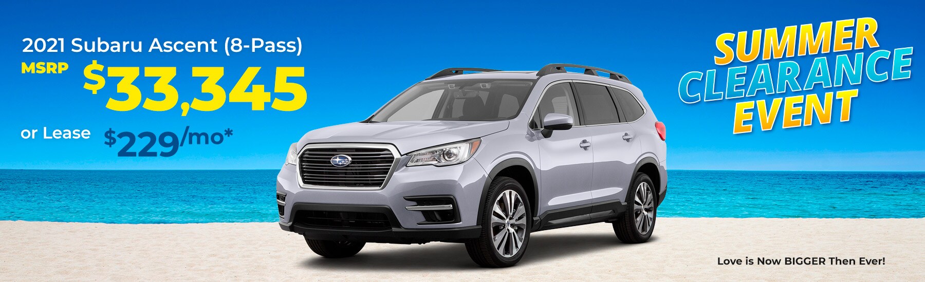 2021 Subaru Ascent 8 Pass