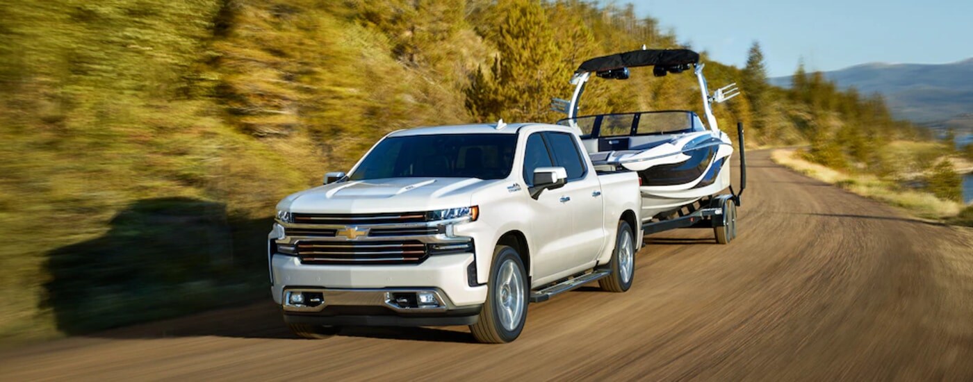 chevrolet silverado 1500 towing a boat