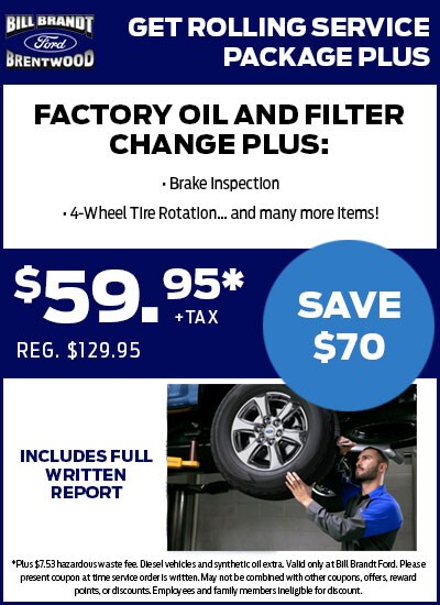 Get Rolling Service Package Plus Get Rolling Service Package Plus