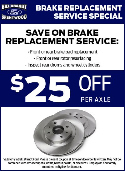 Brake Replacement Service Special Brake Replacement Service Special