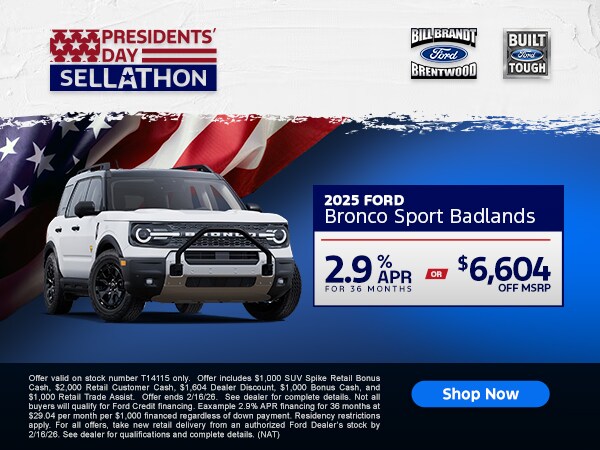 New 2025 Ford Bronco Sport Badlands