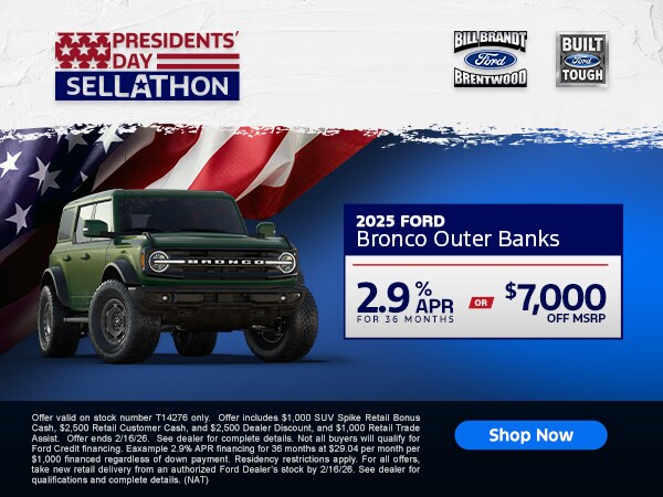 New 2025 Ford Bronco Outer Banks