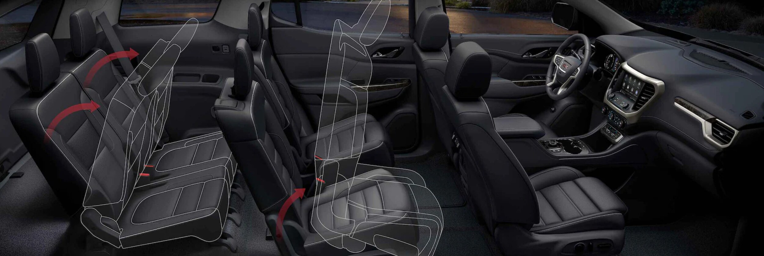 2023 GMC Acadia Interior near you in Lawrence, MA