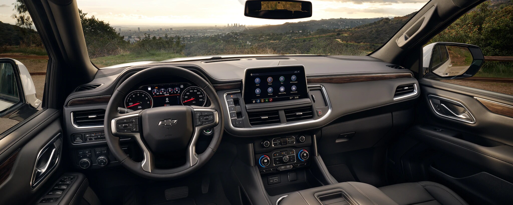 2021 Chevrolet Tahoe interior at Bill DeLuca Chevy Buick GMC