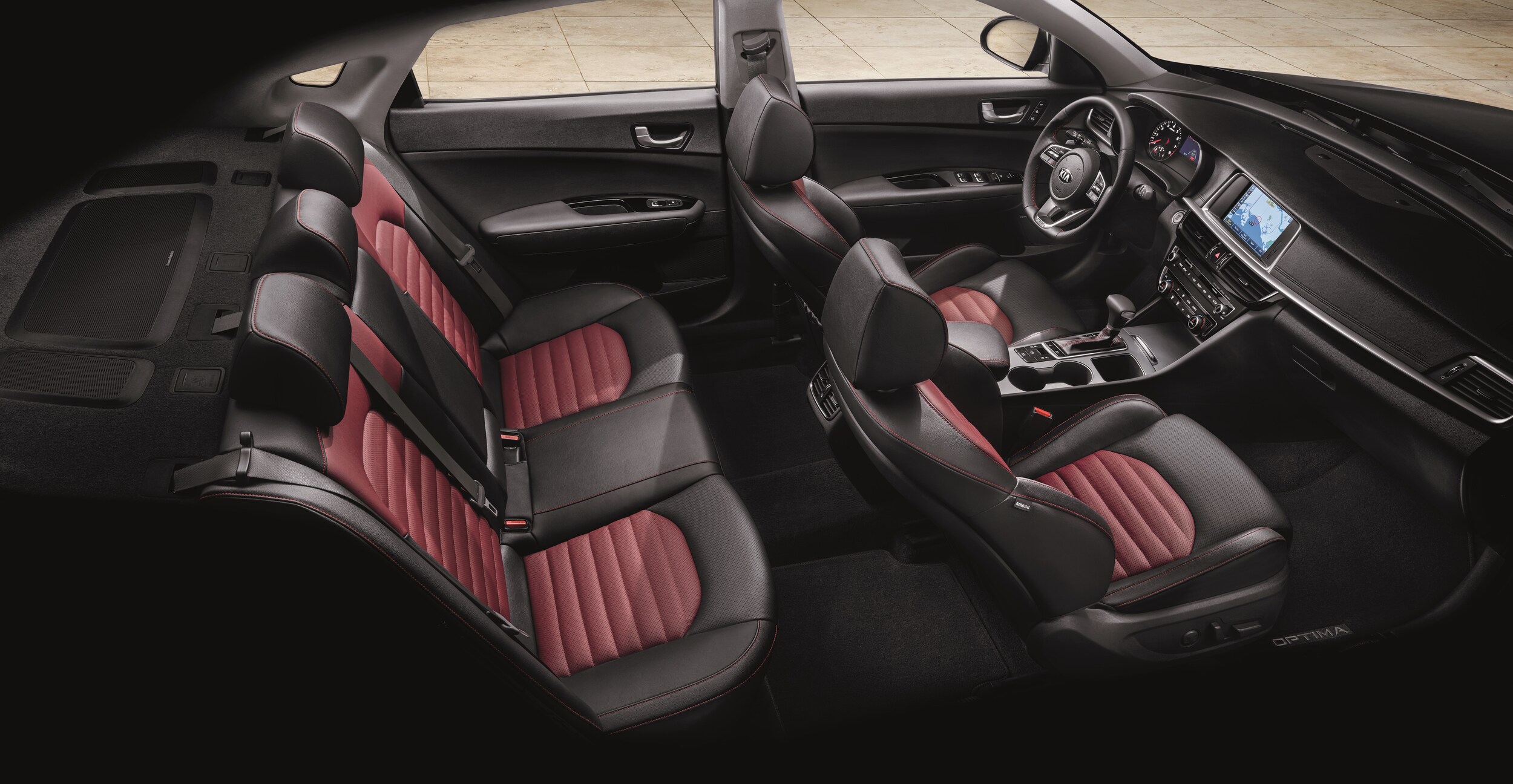 2020 Kia Optima interior seats view