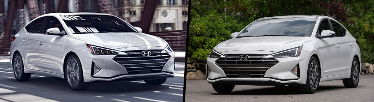 2020 Hyundai Elantra vs 2019 Hyundai Elantra