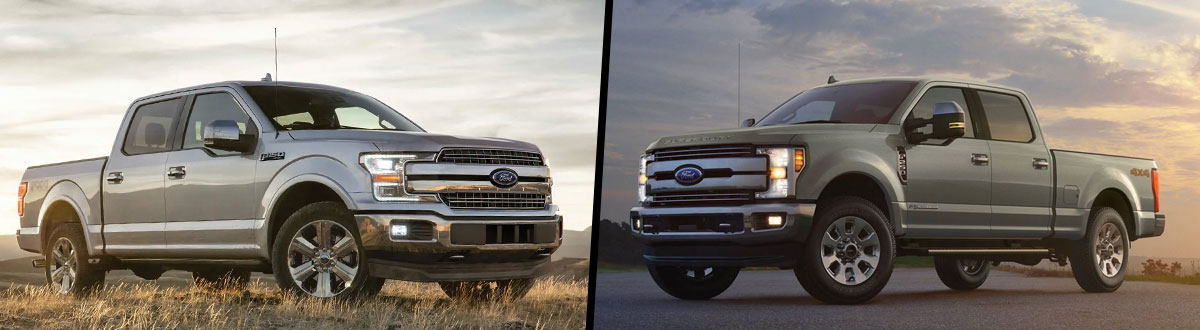 2019 Ford F-150 vs 2019 Ford F-250