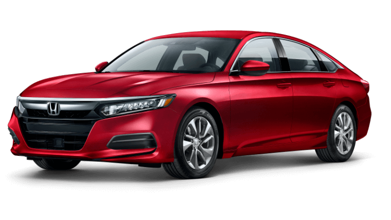 Red 2019 Honda Accord LX CVT