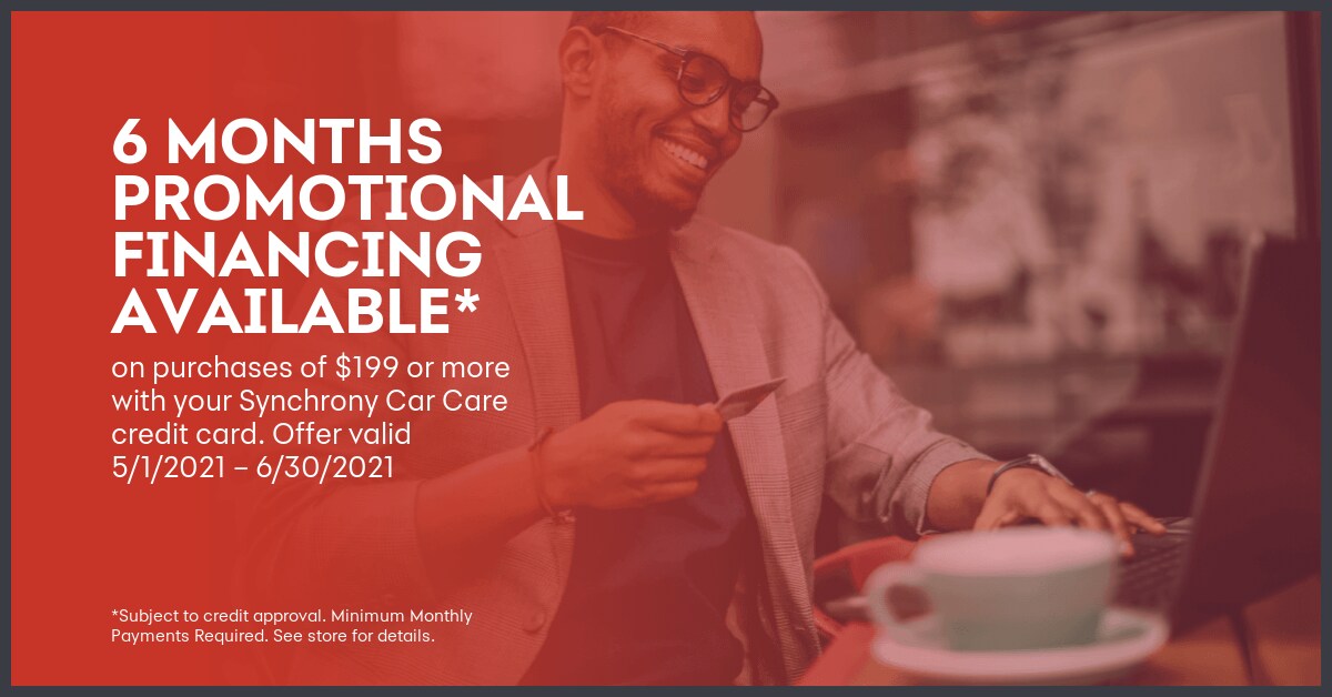 Financing offer for service at Bill Kidds Serving baltimore