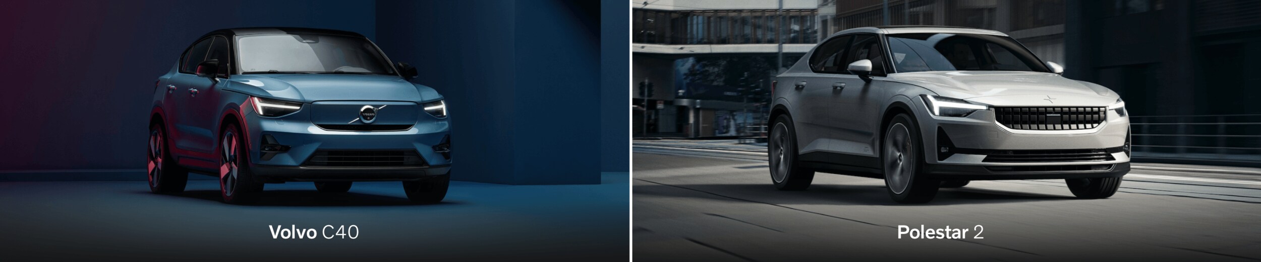 Volvo C40 Recharge vs Polestar 2