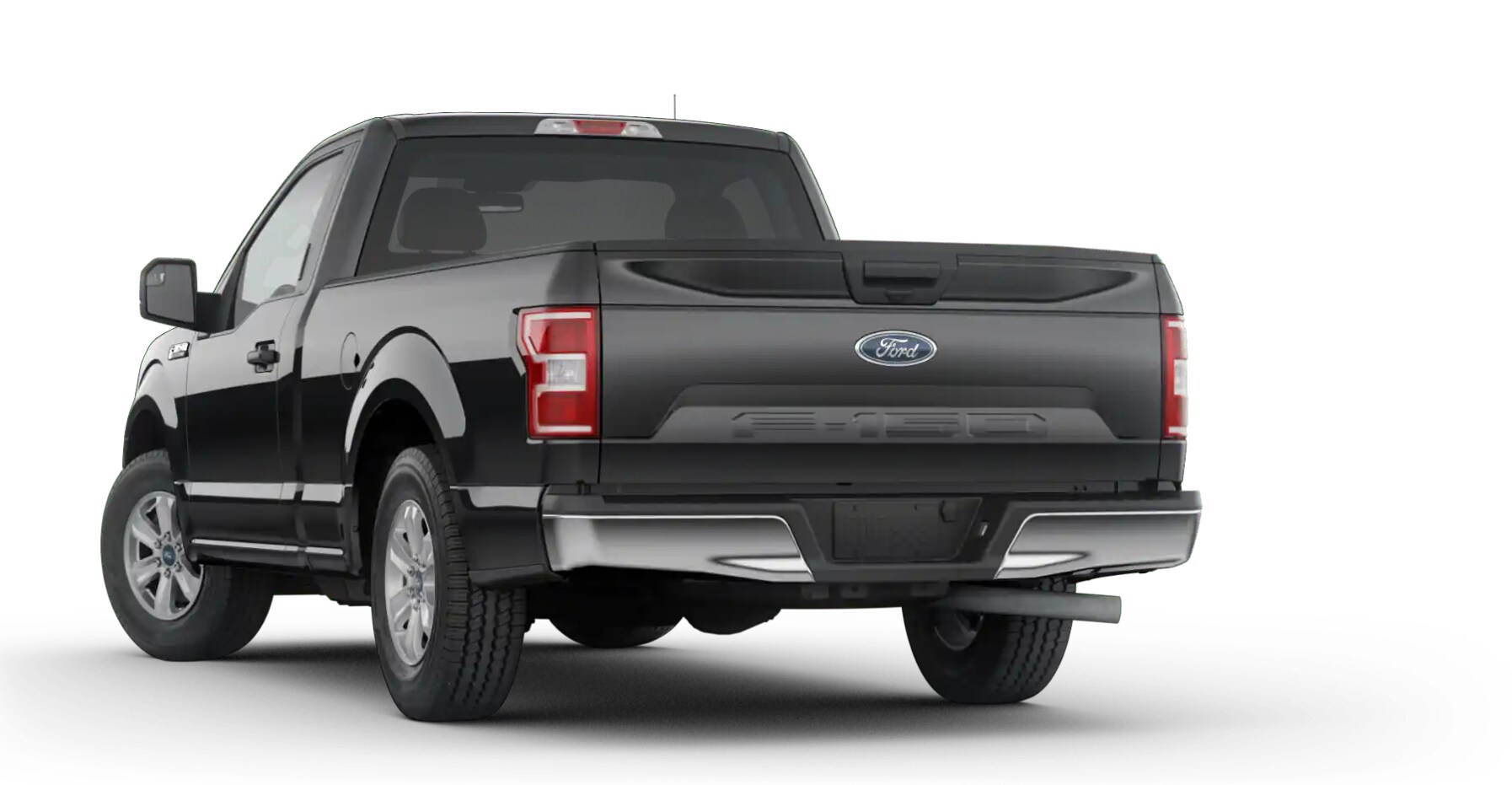 2020 Ford F-150 XLT Rear View Black Exterior