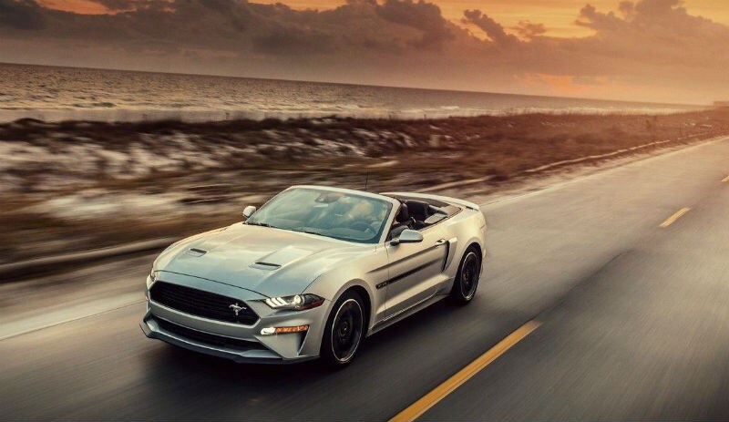 2019 Ford Mustang driving in the desert Denton, TX Bill Utter Ford
