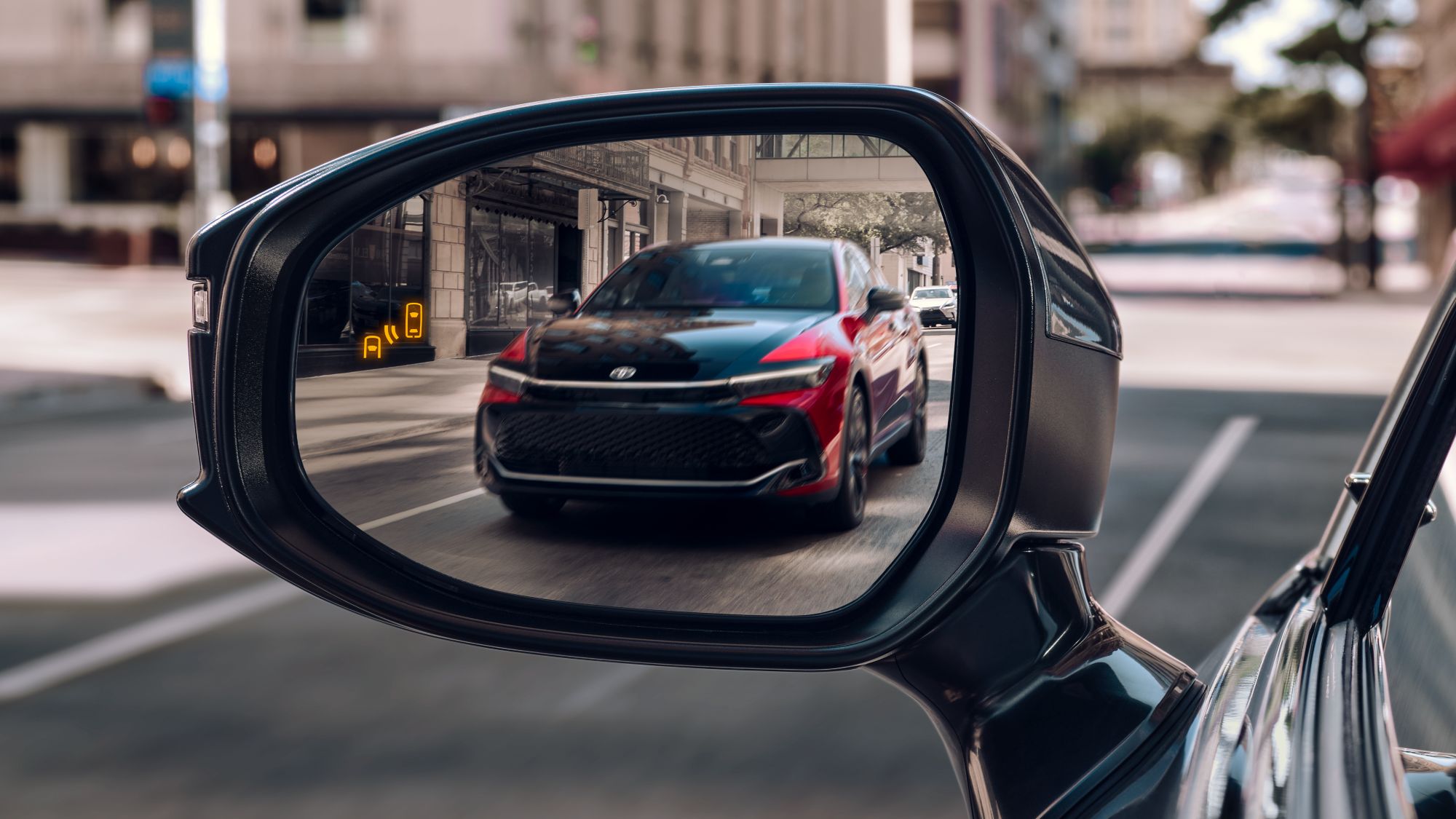 Blind Spot Monitor With Rear Cross-Traffic Alert and Safe Exit Assist Blind Spot Monitor With Rear Cross-Traffic Alert and Safe Exit Assist