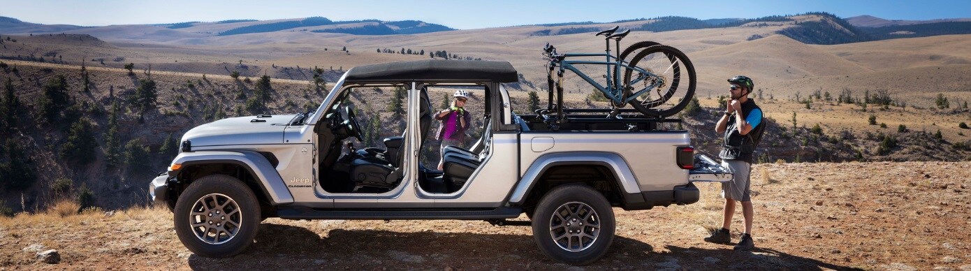 2020 Jeep Gladiator with doors off