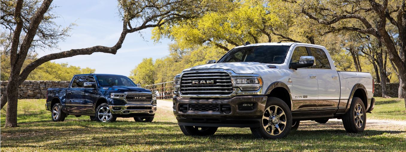 RAM 2500 two
with trees 2.JPG