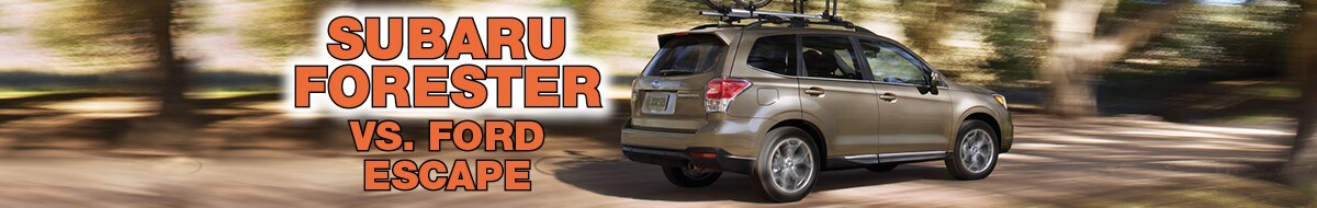 Subaru Forester vs. Ford Escape at Bird Road Subaru