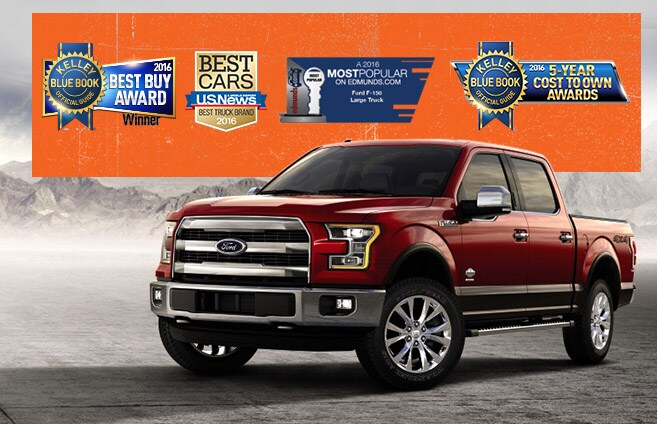 2016 Ford F-150 Awards