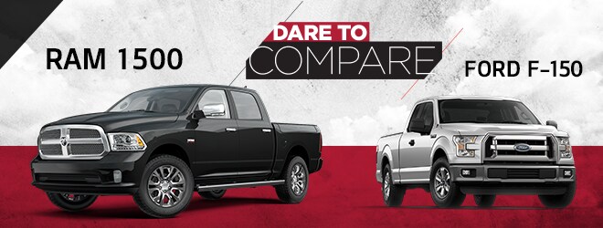 Ram 1500 vs. Ford F-150 Ram 1500 vs. Ford F-150