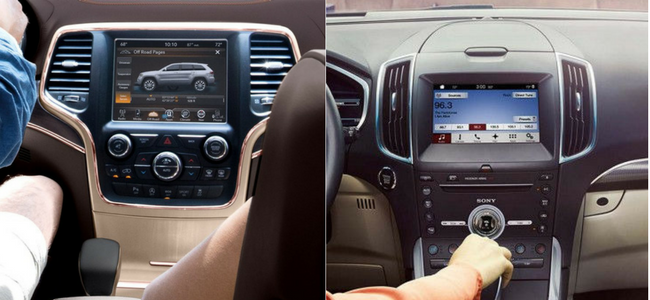 Jeep Grand Cherokee vs. Ford Edge - Technology
