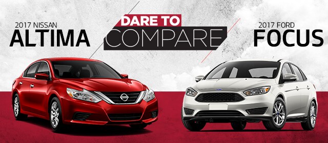 2017 Nissan Altima vs Ford Focus