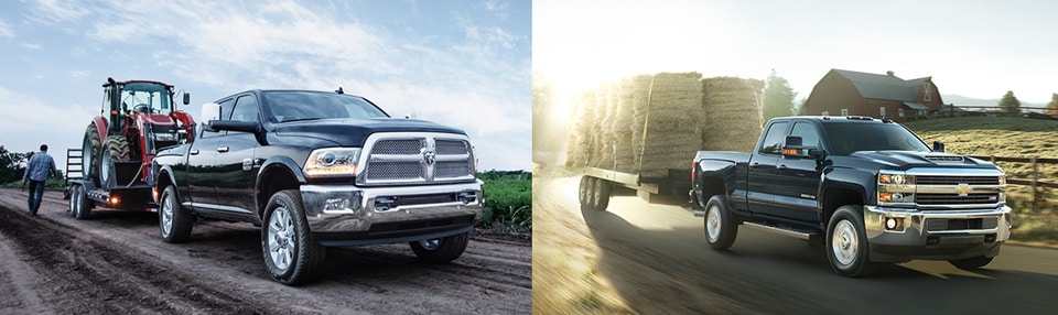 Ram 2500 vs Chevrolet Silverado 2500
