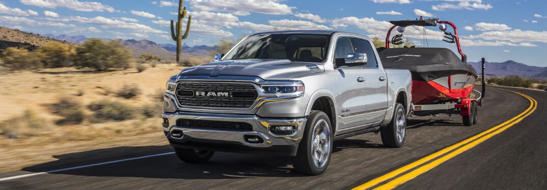 Ram 1500 Towing a Boat