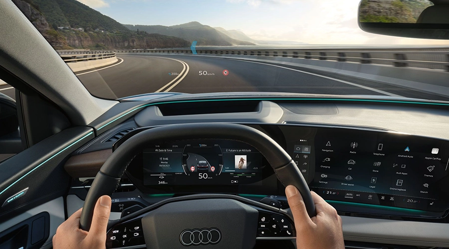 Audi Q6 e-tron Head-Up Display