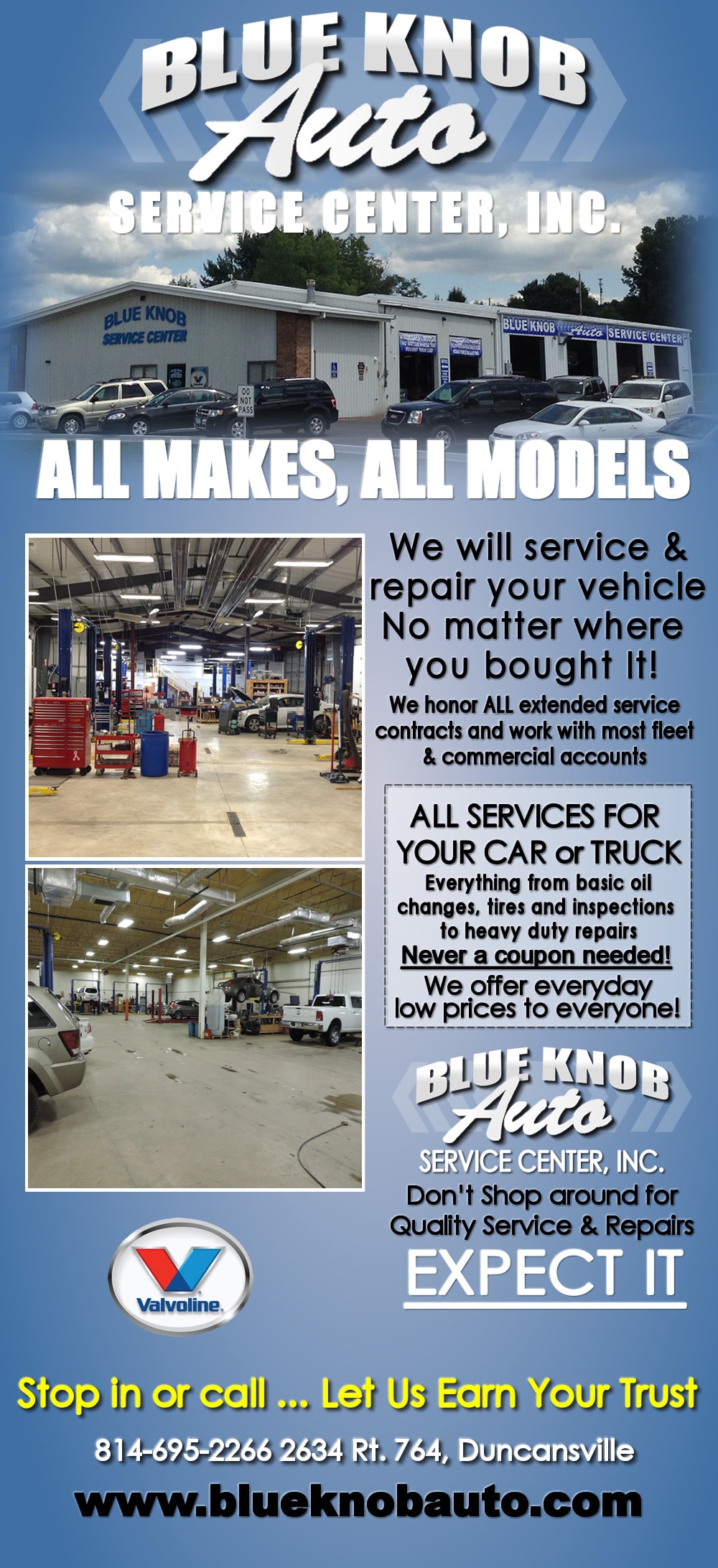 Service Center | Auto Repair | Duncansville near Altoona ...