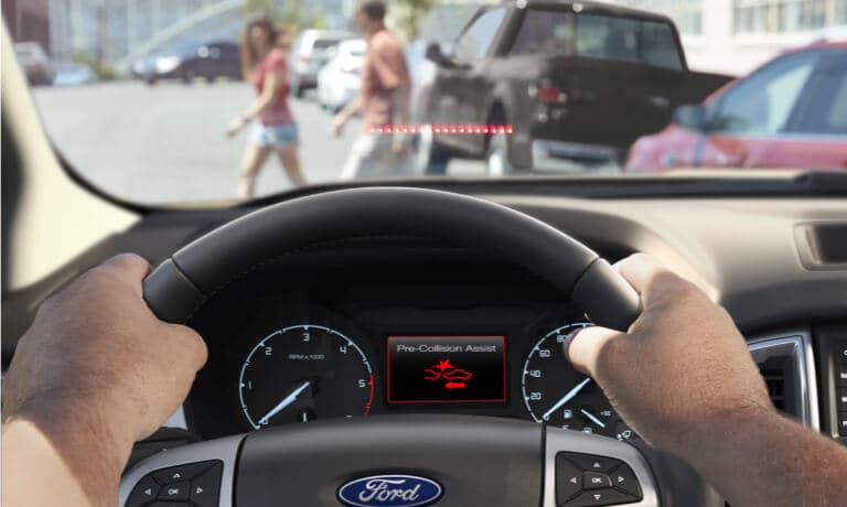 2019 Ford Ranger Pedestrian Detection