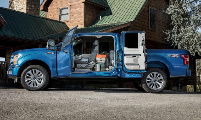 2019 Ford F-150 Exterior wide open view of interior