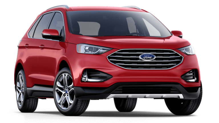 2019 Ford Edge Titanium - red