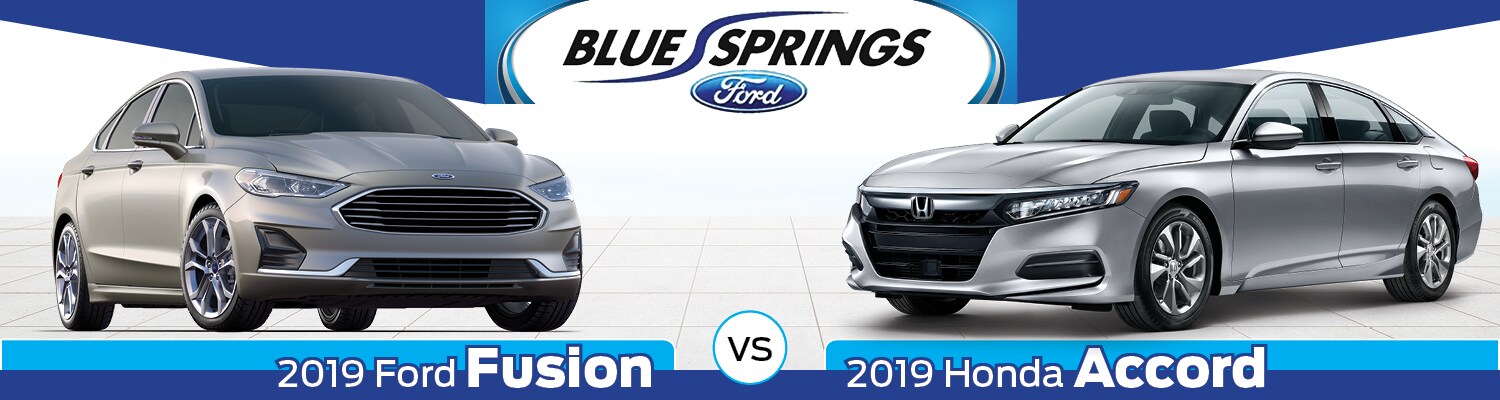 2019 Ford Fusion vs. 2019 Honda Accord Sedan Comparison