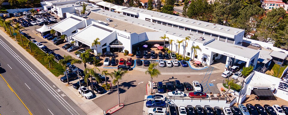 Find BMW cars and SUVs at BMW Encinitas in Encinitas, CA Overhead view of BMW Encinitas