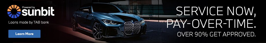 Sunbit BMW service financing banner