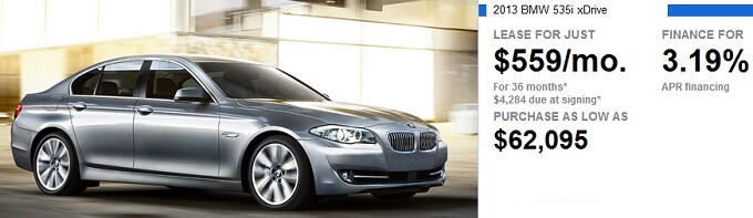 New BMW 535i xDrive Lease fer