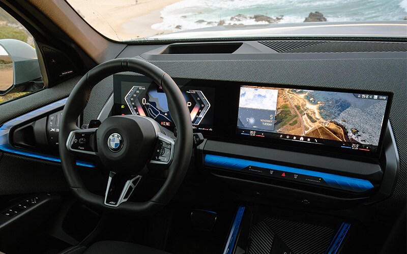Dashboard image of the BMW X3