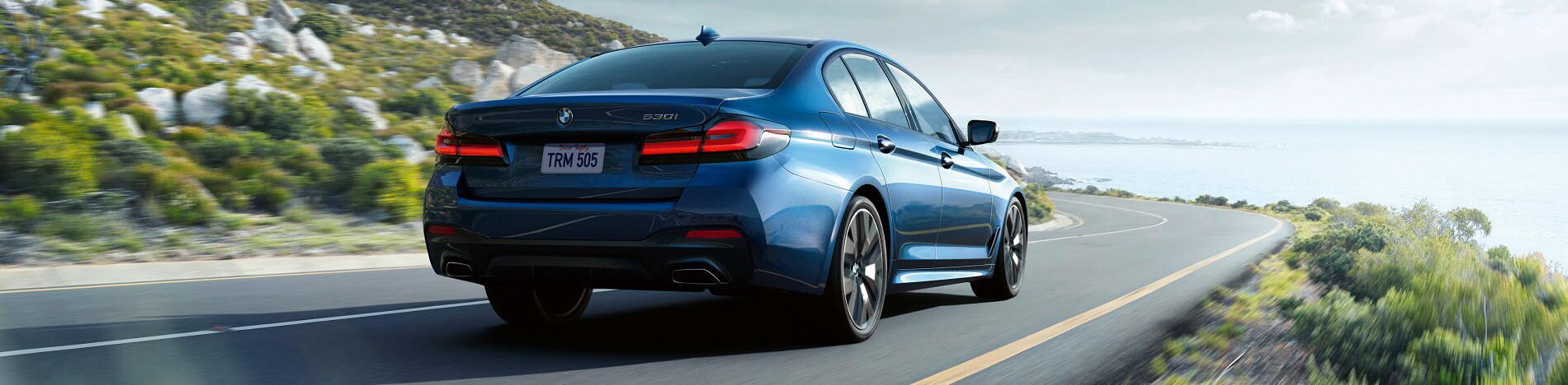 2021 BMW 5 Series Driving