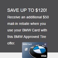 Save up to $120 when you use your BMW credit card
